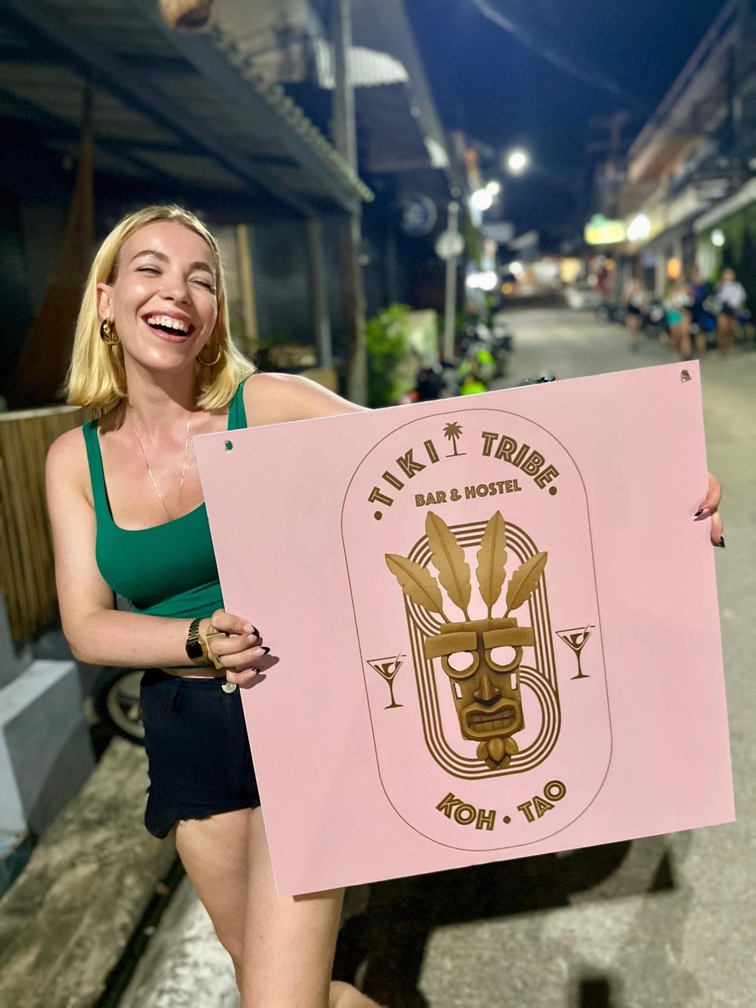 Tiki Tribe Bar & Hostel タオ島 エクステリア 写真